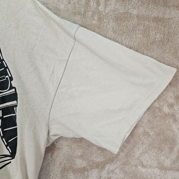 Ghostbusters Venkman Slimer T-Shirt Mens Size XL Movie Cinema Beige Short Sleeve - Picture 7 of 10